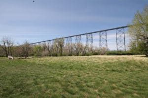 The High Level Bridge in Lethbridge Alberta